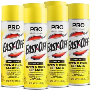 Easy Off Heavy Duty Oven Cleaner Spray, 24oz, Removes Grease (Pack of 6) Household Cleaning