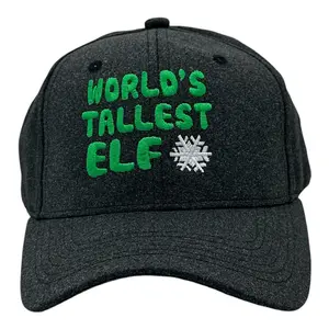 Worlds Tallest Elf Hat Funny Sarcastic Christmas Novelty Cap Funny Hats Christmas  Funny Sarcastic  Novelty Caps for Men Black - Standard