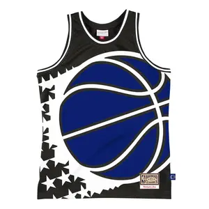 Mitchell & Ness Black NBA Orlando Magic Big Face 2.0 Blownout Jersey