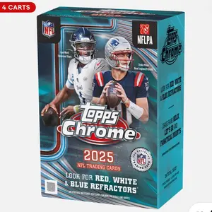 PYN - (20) 2025 TOPPS CHROME FOOTBALL FACTORY SEALED BLASTERS