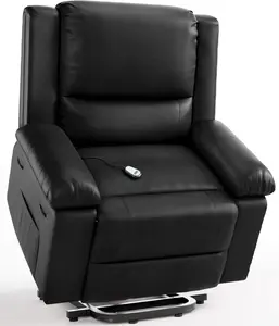 Garvee Power Lift Recliner Chair - Heat and Massage, PU Leather, Adjustable Back and Legs, Electric Lift Chair Designed for The Elderly and People with Mobility impaired