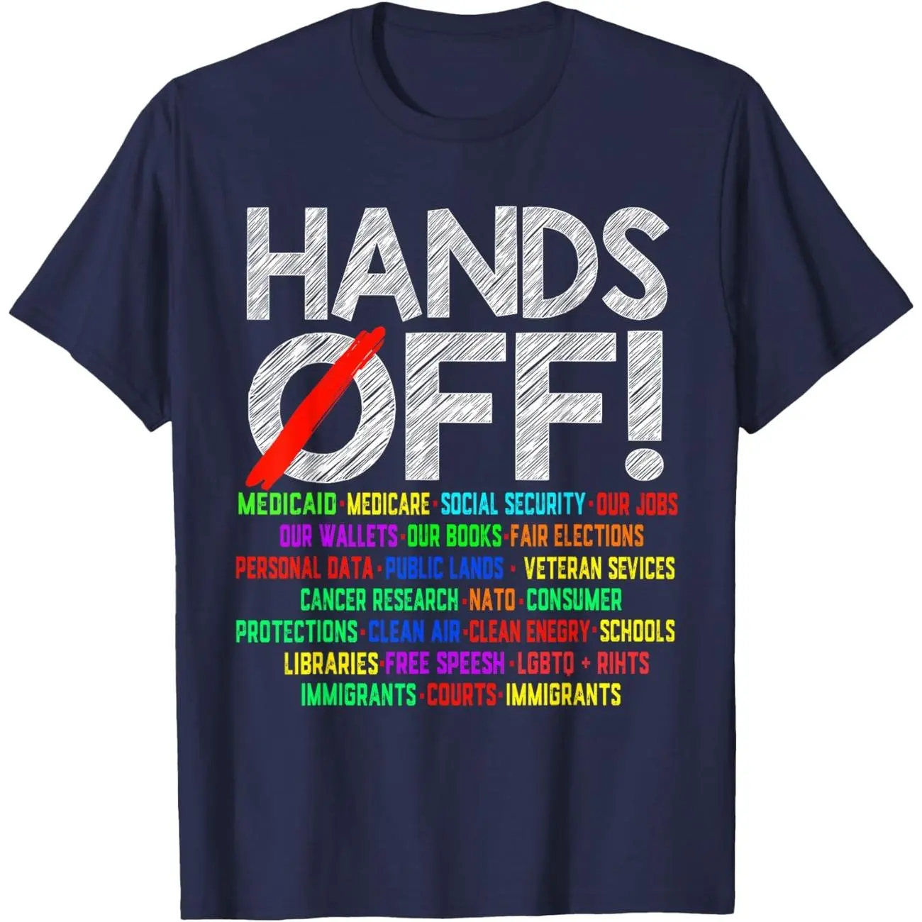 Hands Off Protest Social Security And Medicare Protest T-Shirt, Comfort Colors, Unisex Tee, Men T-shirt, Women T-shirt