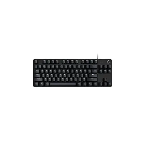 Logitech G413 TKL SE Mechanical Gaming Keyboard - Compact Backlit Keyboard with Tactile Mechanical Switches, Anti-Ghosting, Compatible with Windows, macOS - Black Aluminum