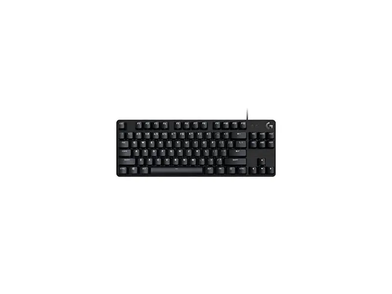 Logitech G413 TKL SE Mechanical Gaming Keyboard - Compact Backlit Keyboard with Tactile Mechanical Switches, Anti-Ghosting, Compatible with Windows, macOS - Black Aluminum