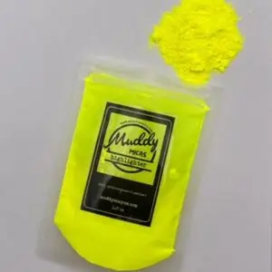 MuddySoapCo Assortment of 5 Neon Micas Yellow, Orange, Pink, Green, Purple 1oz for Soap Making
