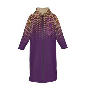 Omega Psi Phi Long Fleece Zip Up Windbreaker