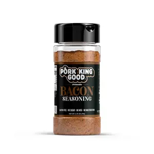 Pork King Good Bacon Seasoning - Spices for Flavor - Ideal for Cooking and Seasoning - 3 Ounces (113g) Pork King Good Bacon Seasoning - Spices for Flavor - Ideal for Cooking and Seasoning - 3 Ounces (113g)
