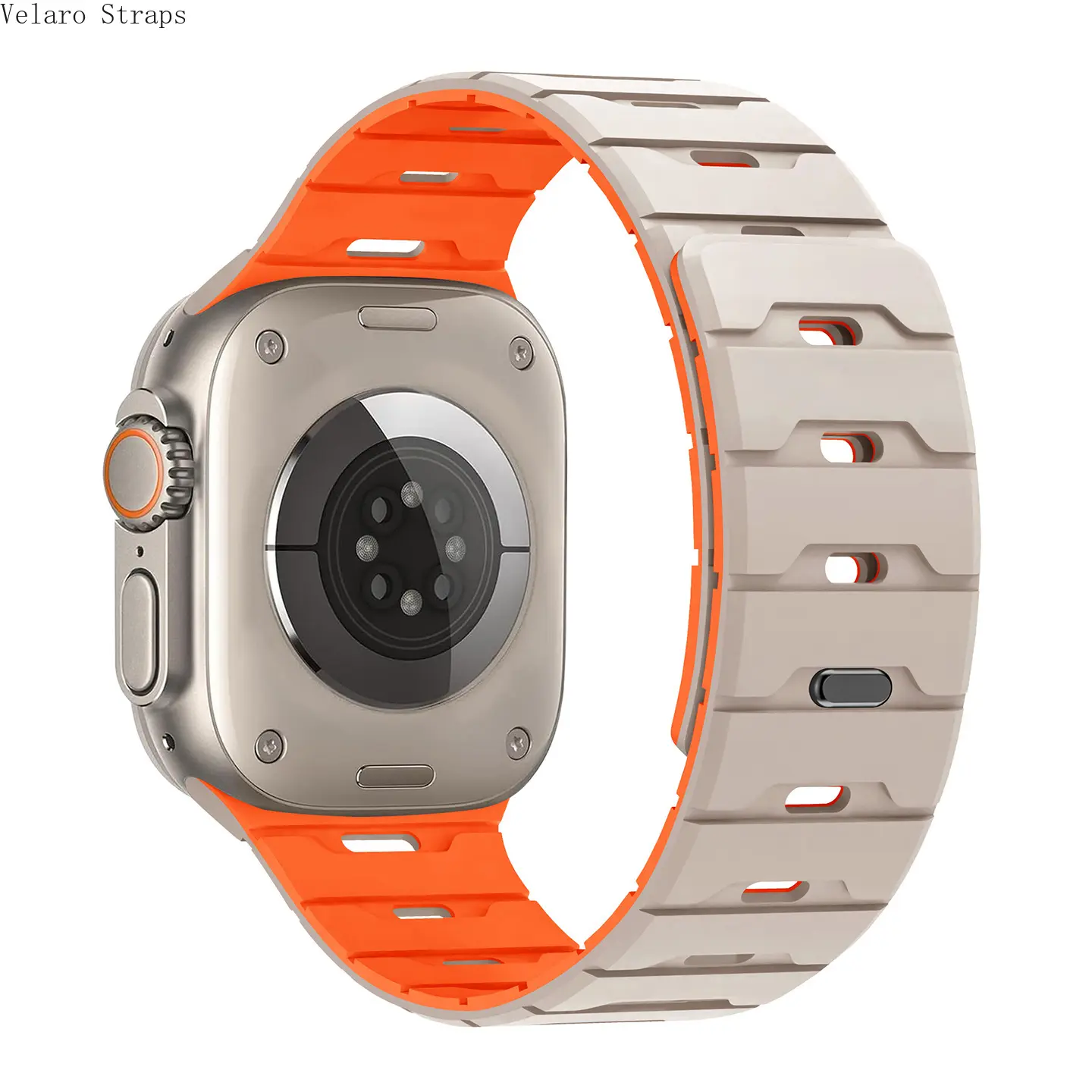 Dragon Scale Silicone Magnetic Snap Buckle Band for Apple Watch, Comfortable Strap for Series 1–11/Ultra/SE (38–49mm)