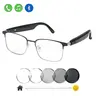 VUB Wearable Sunglasses Smart Glasses - Bluetooth Audio Digital Eyewear with Photochromic Lenses, Tech-Inspired Metal Eyeglass Frame, Speaker Smart Glasses for Music & Phone Calls