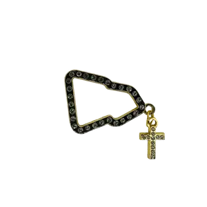 Hanging Cross New Era Pin