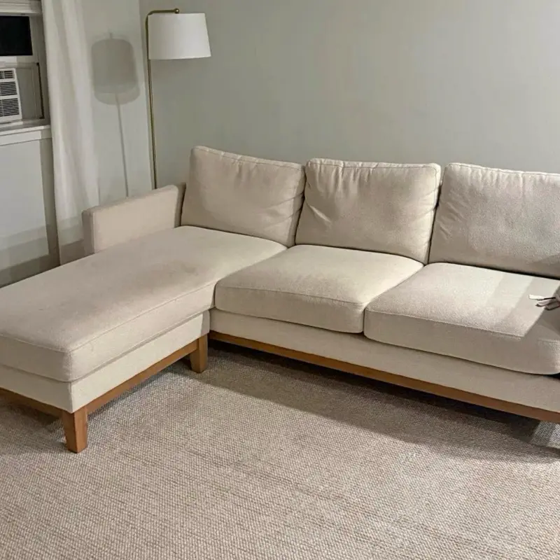 white couch reversible sectional couch