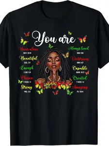 Black History Locd Afro Men You Are Bible Verse Ch