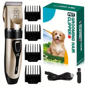 Professional pet electric scissors set, specialised in hair cutting and hair retention, professional grooming tools for pet shops, suitable for dogs cats rabbits