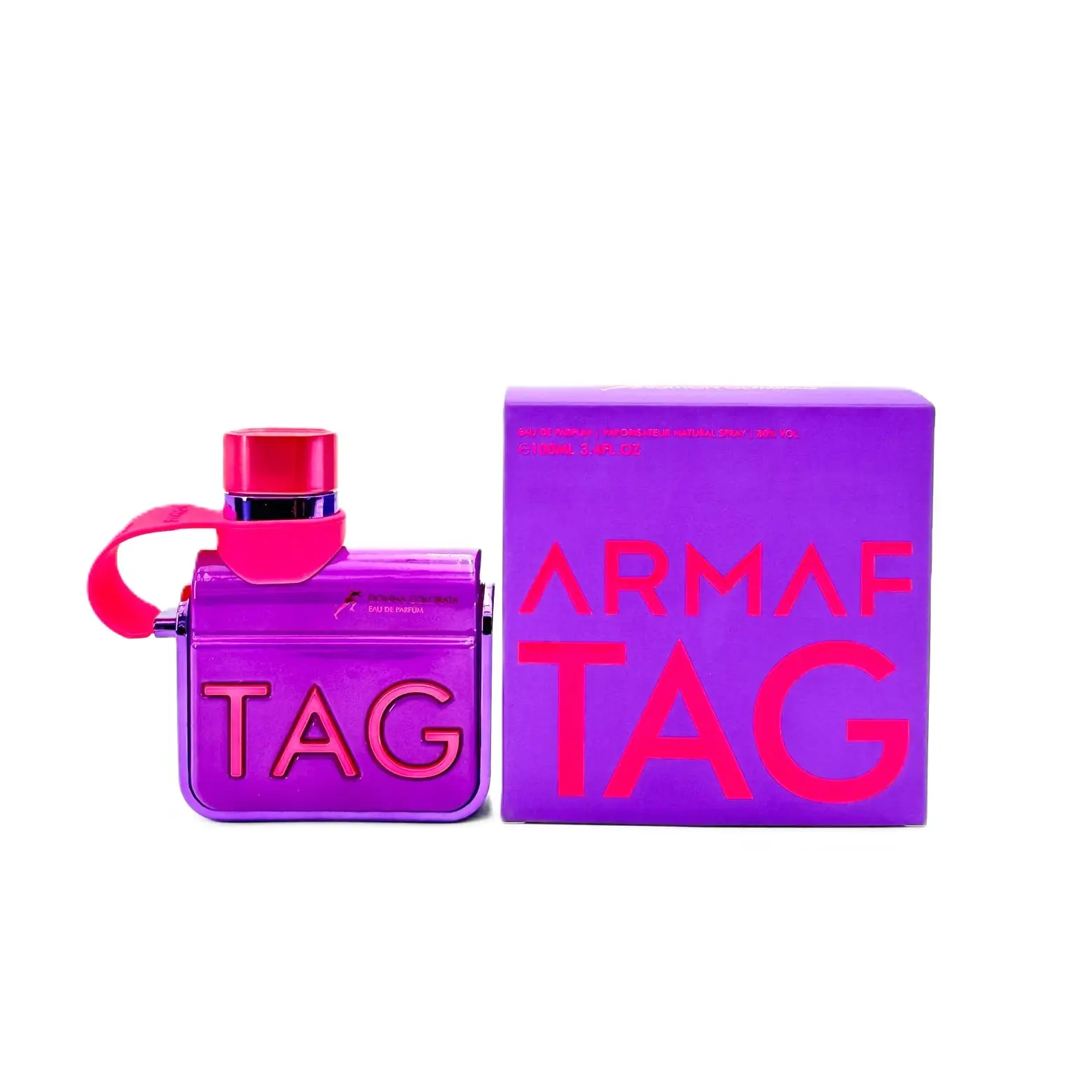 Armaf Tag Donna Colorata Eau de Parfum, Long-Lasting Unisex Fragrance with Citrus, Woody & Musk Notes, Arabian Perfume Spray, 3.4 fl oz, Arabian Perfumes, Fragrances