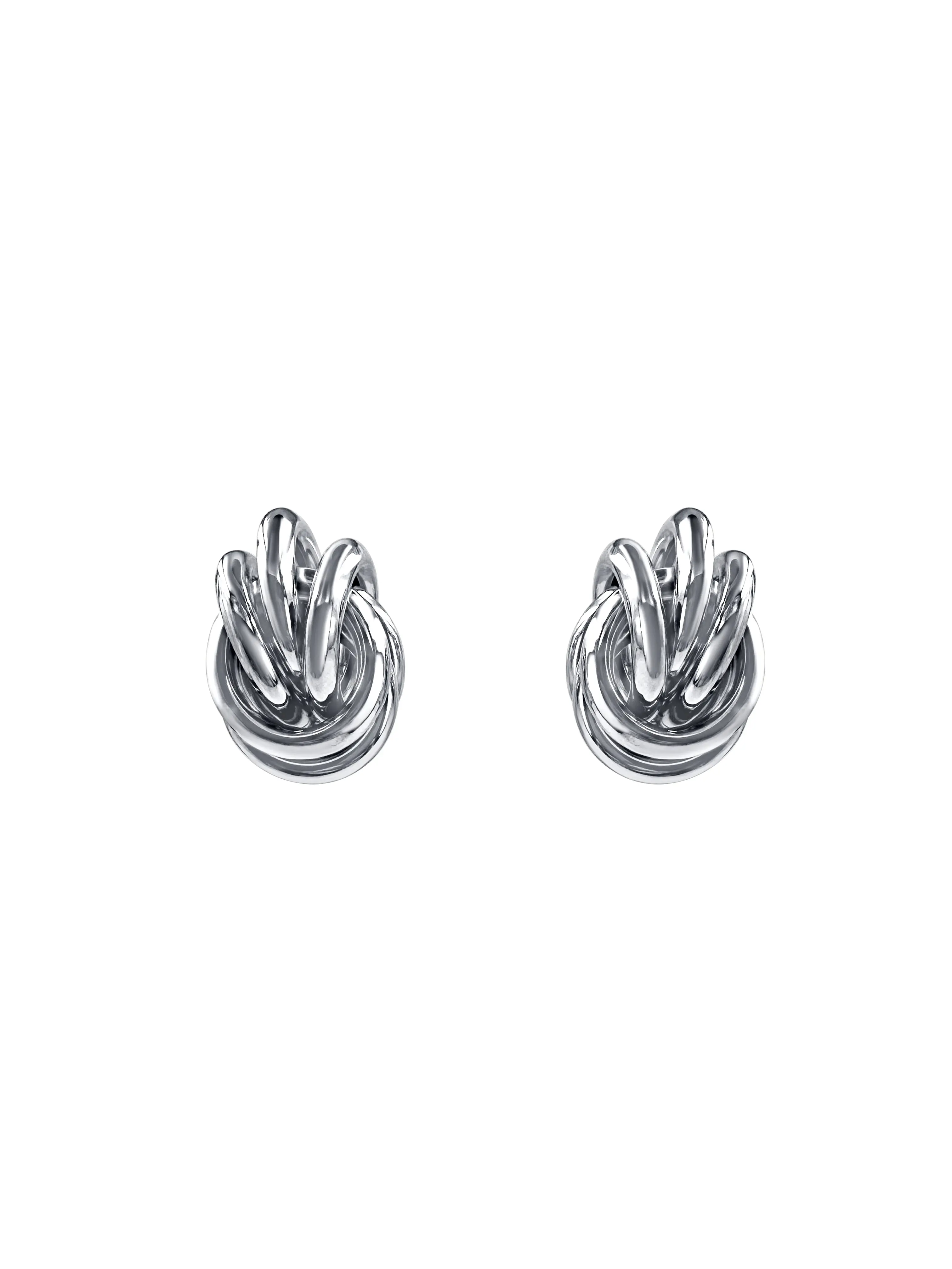 Triple Cluster Stud Earrings
