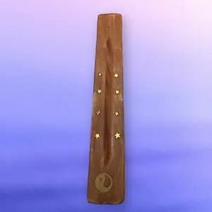 Simple Wooden Stick Incense Burner with Random Design