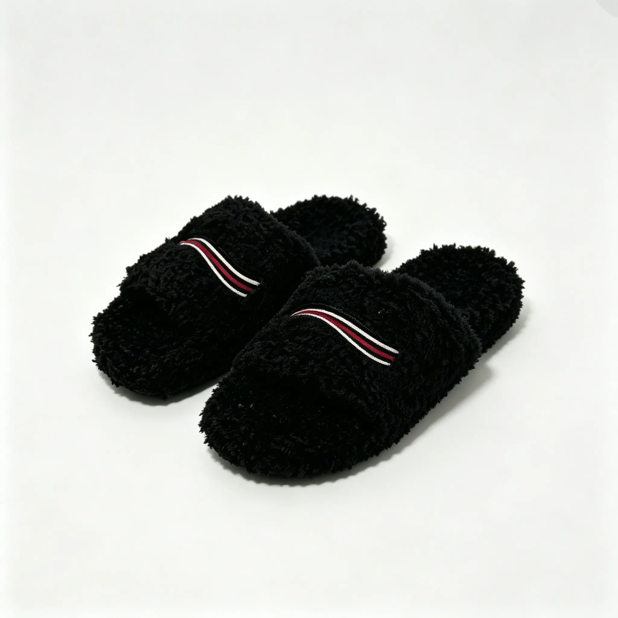 Women's Sports Slide Slippers - Unisex Fluffy Open-Toe, Soft Plush, Non-Slip, Cozy Warm Indoor Home Bedroom Lounge Footwear