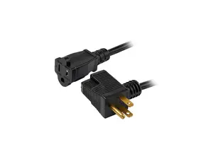 StarTech Piggyback Power Extension Cord - Nema 5-15P to 2x Nema 5-15R, 16 AWG, 125V/15A - UL Certified - 1 to 2 Outlet Saver Extension Cord