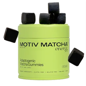 Motiv Matcha Energy Gummies Adaptogens Clean Sustained Focus Balanced Energy Support Dietary Supplement  Fitness