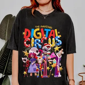 The Amazing Digital Circus Shirt, TADC Characters T-Shirt, Circus Fan Gift, Anime Gift For Fan