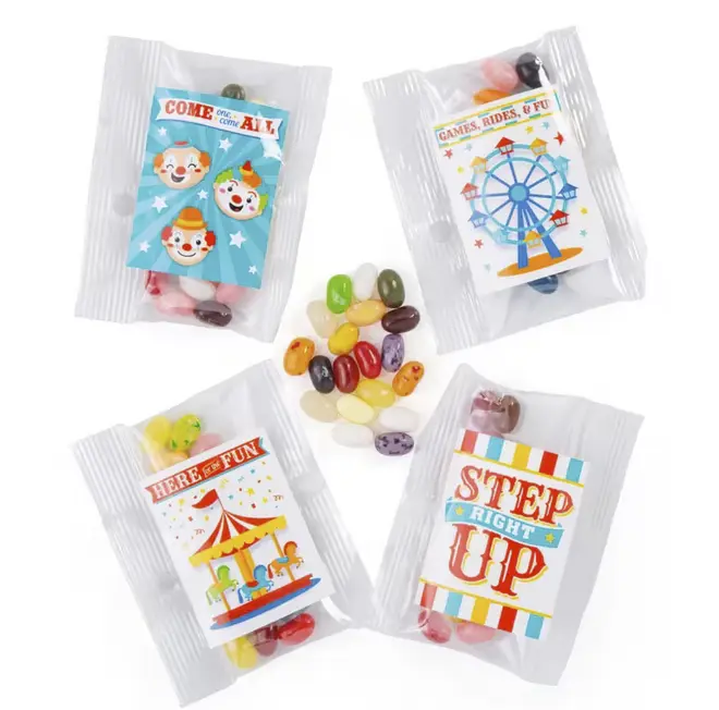 Carnival Jelly Belly Clear Fun Packs - 24 Pc.