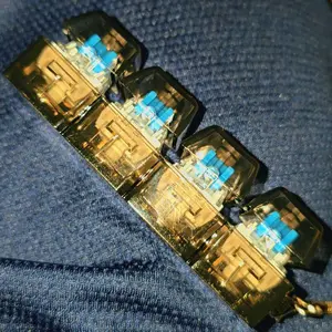 LED Keycap Fidget Toys for Adults Keyboard Clicker Glow in the Dark Keychain Fidget Fun Toys for Anxiety Decompression Great Anxious Kids Gift, Easter Suffers Present