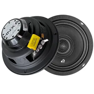 Massive Audio HNX6 6.5" 4 Ohm Mid-Range Pro Audio Coaxial Water Repellent Speaker 160 Watts RMS Pair Car Motorcycle Audio