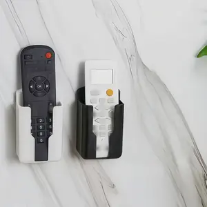 2 Piece Set & Durable Plastic Wall-Mounted Remote Control Holder, TV and Air Conditioner Remote Storage Box, Space-Saving Organizer