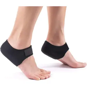 Plantar Fasciitis Heel Cups for Heel  ? Version? Heel Protectors, Sleeves Pads, Heel Support for Heel , Heel Spur, Cracked Heels for Women and Men (Black, M 8.5-12 / W 10-13)