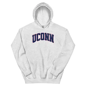 Vintage Distressed Uconn Unisex Hoodie