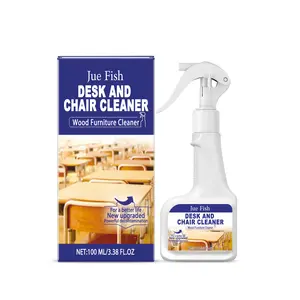 Jue-Fish Desktop Cleaner Stain Removal Plastic Desk Chair Desk Office Wooden Furniture Table Cleaning Agent
