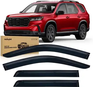 Nilight Window Visors for Honda Pilot 2023 2024 2025 2026, Out-Channel Window Wind Deflectors Rain Guards -4PCS summervibes