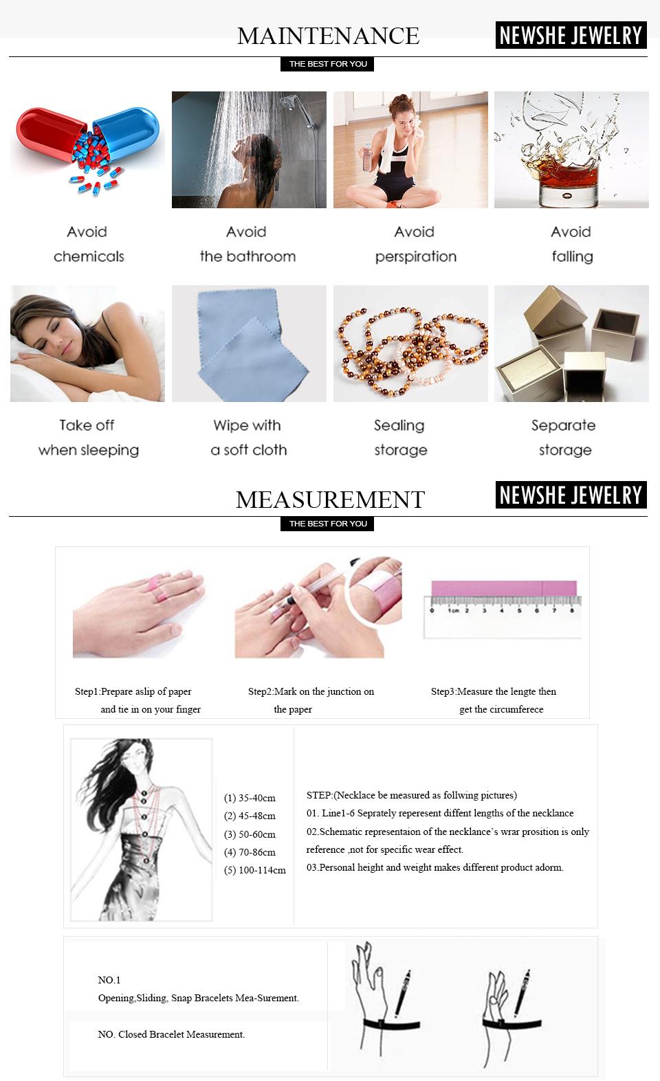 Newshe Wedding Rings for Her AAAAA Cubic Zircon Women's Bridal Sets 925 Sterling Silver Emerald Cut Engagement Ring Size 5-10