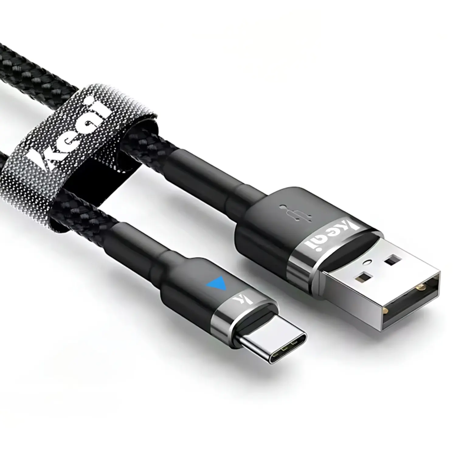 3A 100W USB A Type C Fast Charging Supported With Indicator Braided Data Cable For Apple iPhone 16 15 Pro Max Plus Samsung Galaxy S25 S24 Ultra For Xiaomi Google Phone Charge Wire Charger Accessory USB C Cables