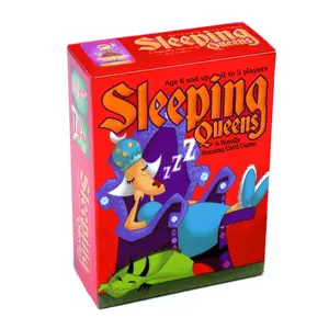 English Version Sleeping Queens Board Game Card Party Family Parent-Child Leisure Cards, Spanish Instructions Included