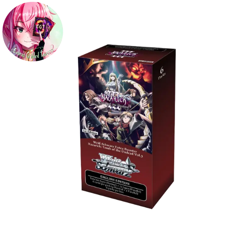 nazarick tomb of the undead booster box Weiss Schwarz: Nazarick: Tomb of the Undead Vol.3 Extra Booster Displa –  Core Gaming