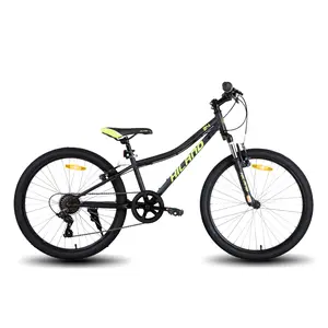 HILAND 24 Inch Mountain Bike Age 7-15 Years Old Front Suspension Fork Kids' Bicycles Multiple Colors bmx