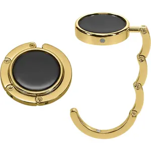 Creative Hook Portable Bag Hook Round Metal Folding Bag Hook, Suitable for Various Scenarios Compact