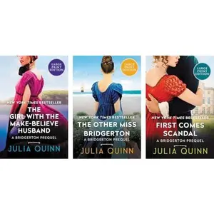 USED-Bridgerton Large Print Edition | Complete Series Set (13 Books) by Julia Quinn (Paperback)