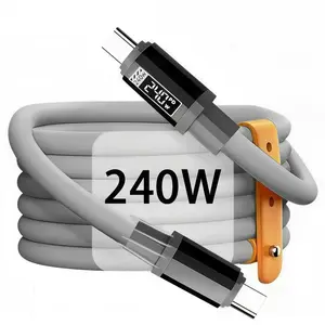 Cable Display, Braided C Cable Real Time Fast Charging for Phone