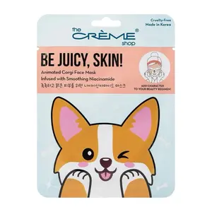 3pk Crème Shop K-Beauty Animated | Niacinamide Smoothing Face Sheet Mask