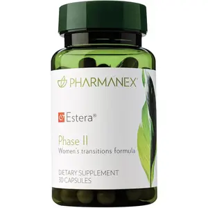 Nu Skin Estera Phase II Women's Transitions Formula Hormone Support Supplement | Natural Botanicals & Antioxidants | Supports Women’s Well-Being During Life Transitions