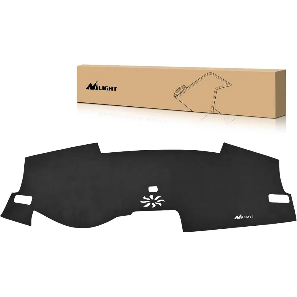 Nilight Dash Cover for Honda Civic 2022 2023 2024 2025, Custom Fit Suede Dashboard Mat Non‑Slip Sunshade Glare Protector Interior Accessories Black, Car Accessory, Car Interior Kit