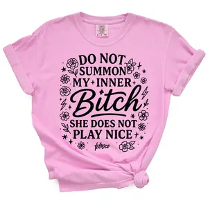 Do Not Summon My Inner Bitch - Casual Summer Top For Moms
