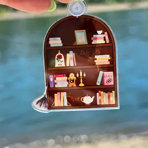 Keychain Bookshelf Princess Handmade Booktok