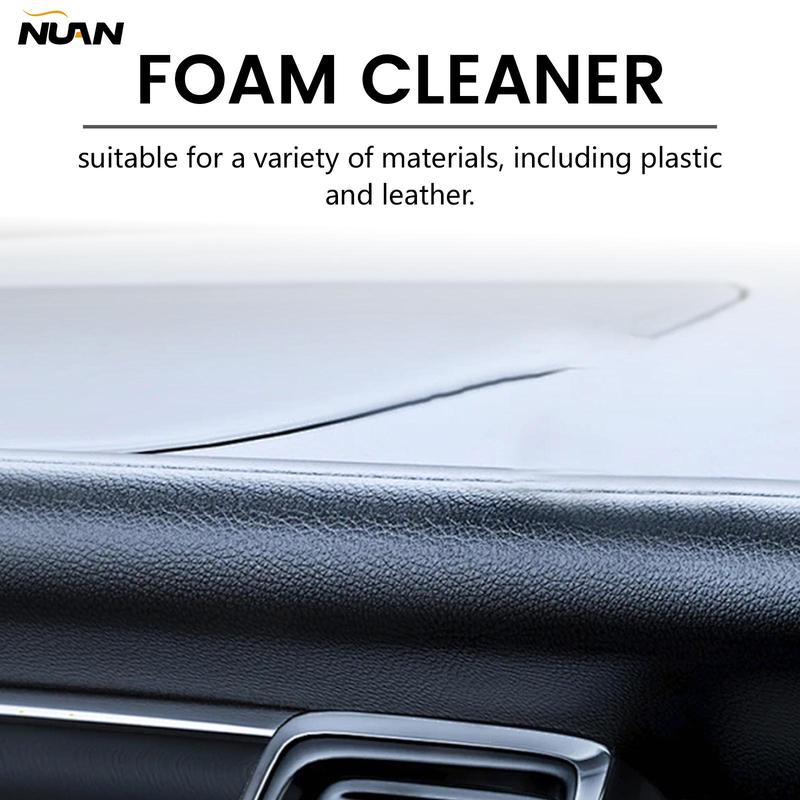 【Festive Offer】NUAN-New Year Hot Stock-Up! Powerful Cleaning & Maintenance Foam for Car Interiors, Fully Compatible with All Materials, One-Step Stain Removal & Protection!