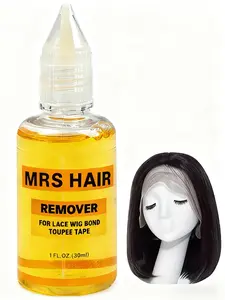 1 Bottle 30ML Hair Glue Remover, Lace Wig Extension Glue Dissolver, Suitable for Hair Glue/wax Residue Removal