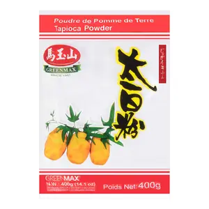 GREENMAX Taiwan Tapioca Starch Flour 400g - Premium Cooking & Baking Ingredient for Thickening Sauces, Soups, and Desserts