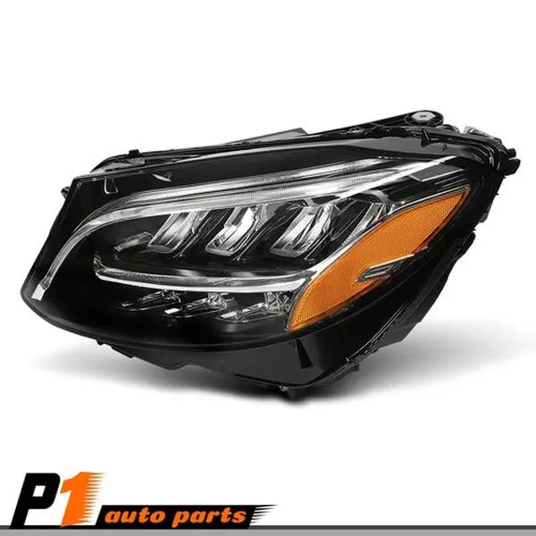 7 Pins LED Headlight Fit For 2019-2021 Mercedes Benz C300 W205 Left Driver Side