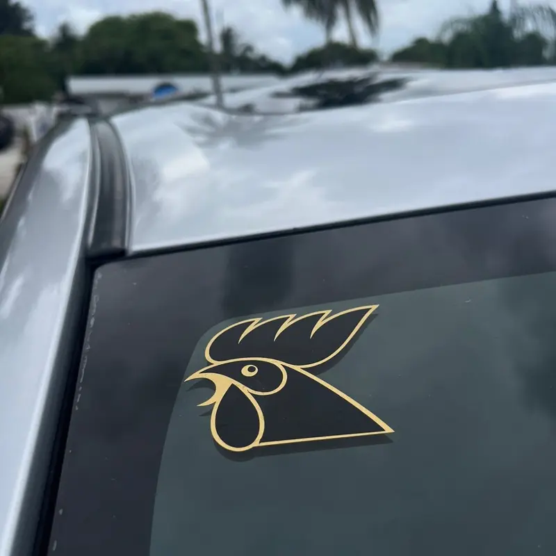 Gallo cerveza Guatemala car sticker - water proof and easy to apply